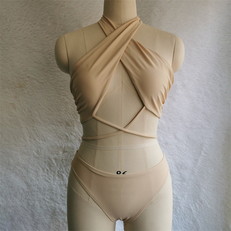 New Three Piece Swimsuit Women Dress Printed Bikini Sexy Split Swimsuit Bella Mia